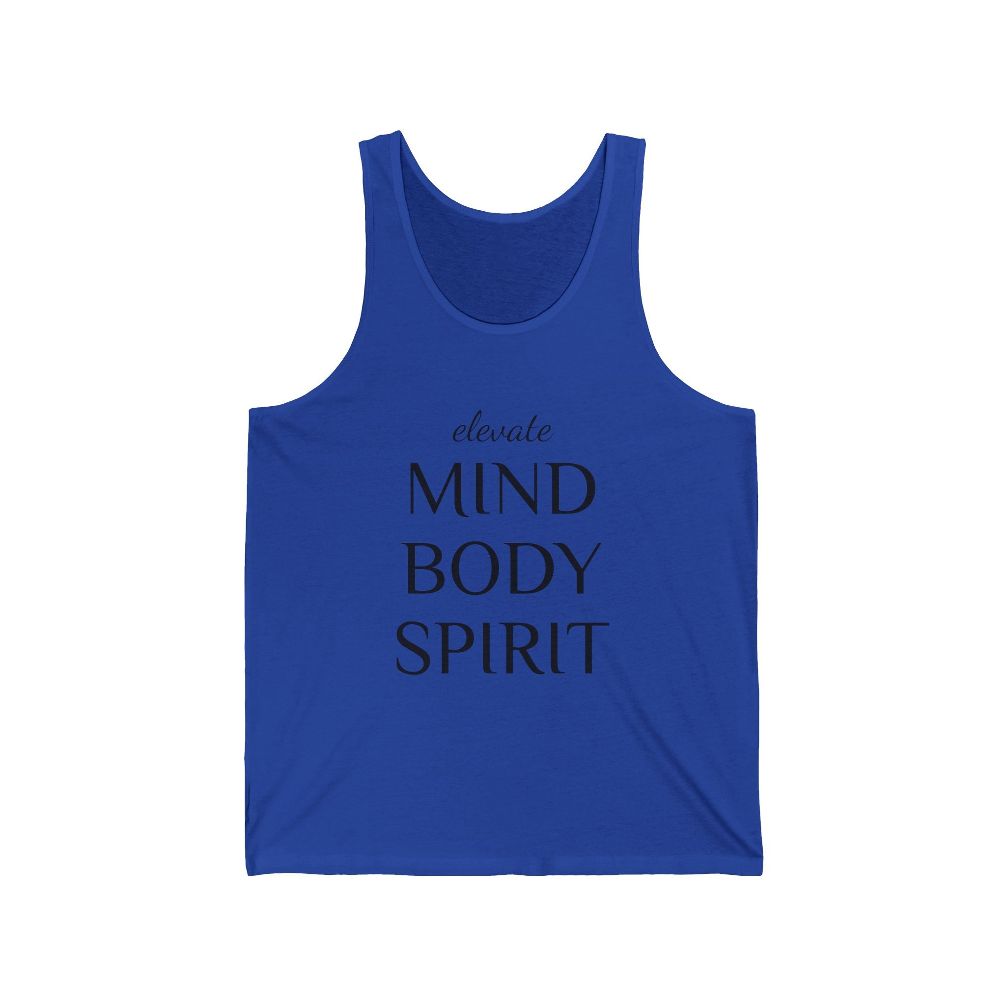 Mind Body Spirit Tank Top — Elevate Yoga & Wellness Lotus Tank