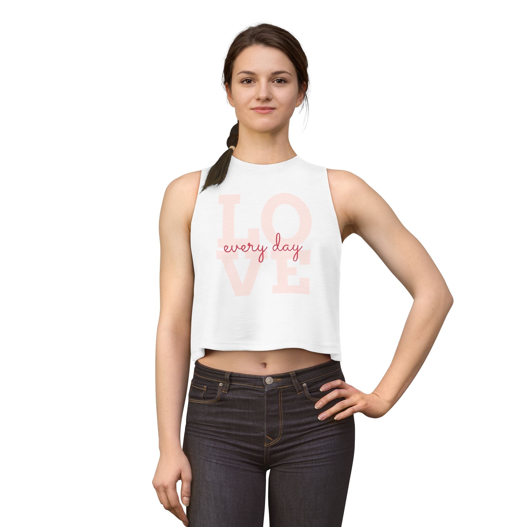 Plot Twist Crop Top — Minimalist Graphic Women's Tank
