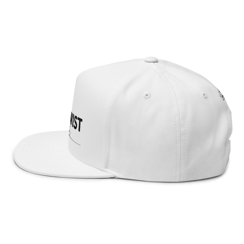 Plotwist Embroidered Flat Bill Cap — Minimal Logo Snapback Hat