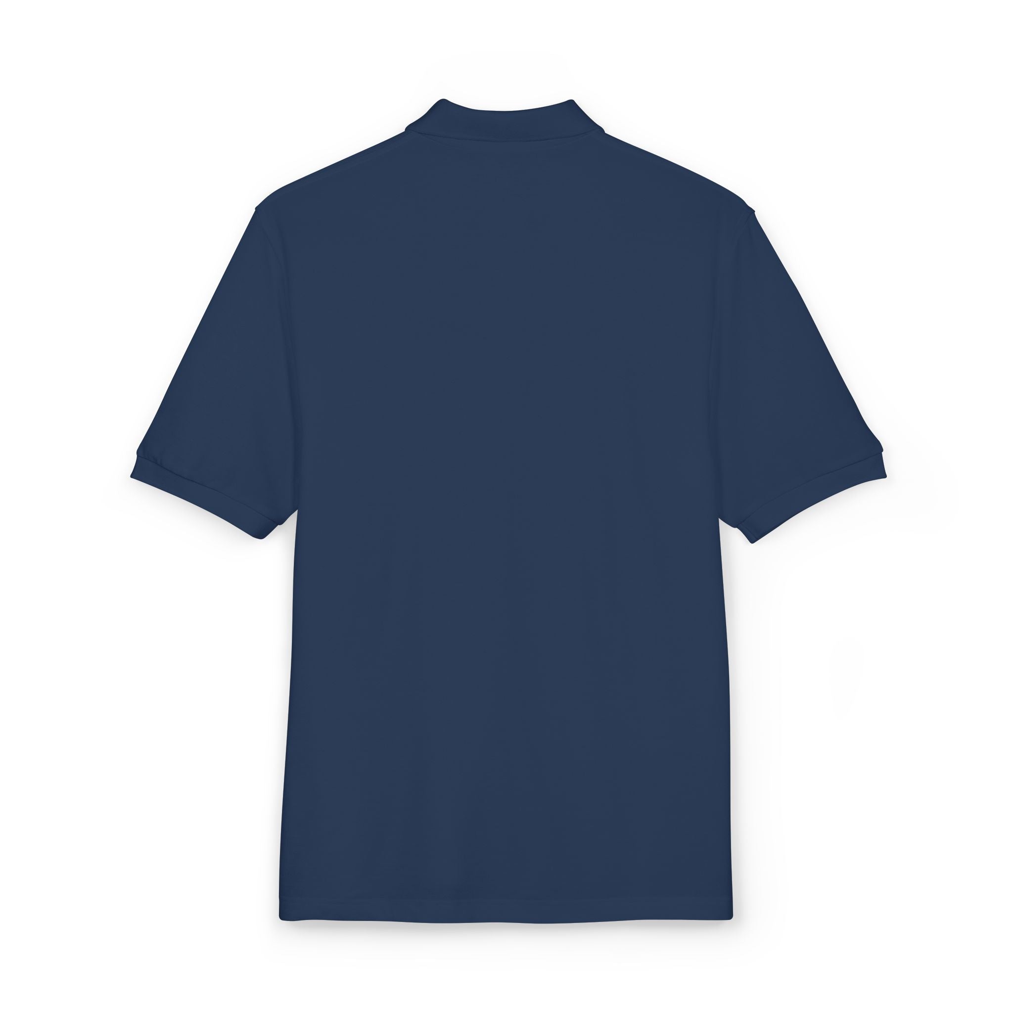 Embroidered Polo Shirt — Classic Gold ‘Island Life’ Chest Logo
