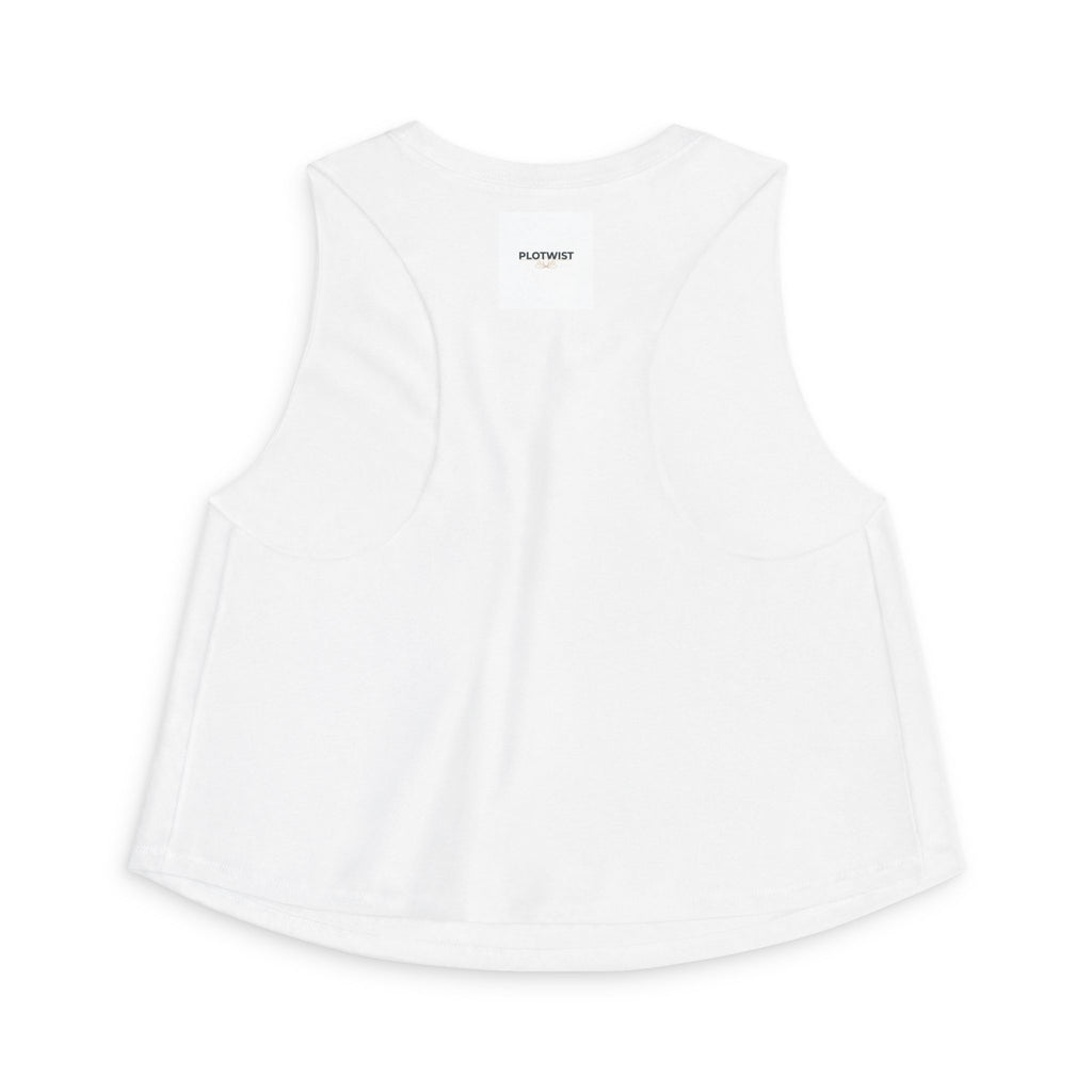 Plot Twist Crop Top — Minimalist Graphic Women's Tank