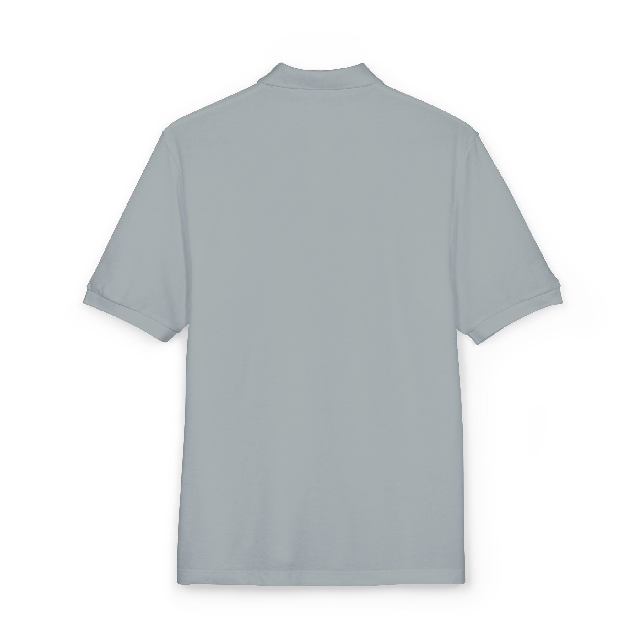 Embroidered Polo Shirt — Classic Gold ‘Island Life’ Chest Logo