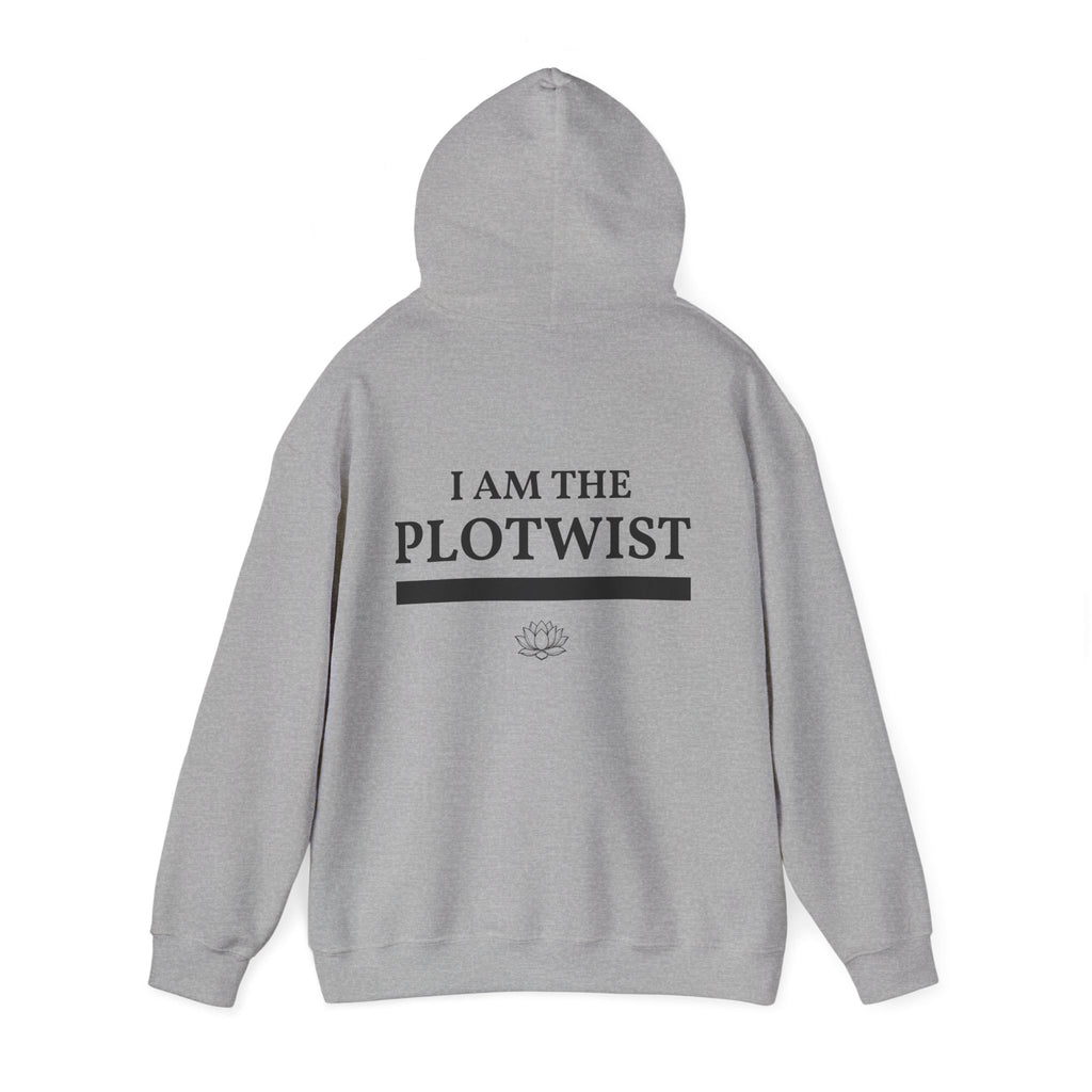 Plot Twist Hoodie — "I Am The Plotwist" Graphic Pullover