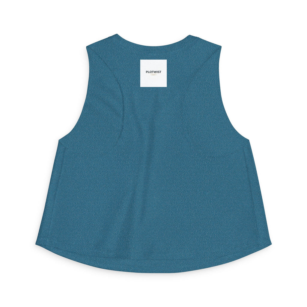 Plot Twist Crop Top — Minimalist Graphic Women's Tank