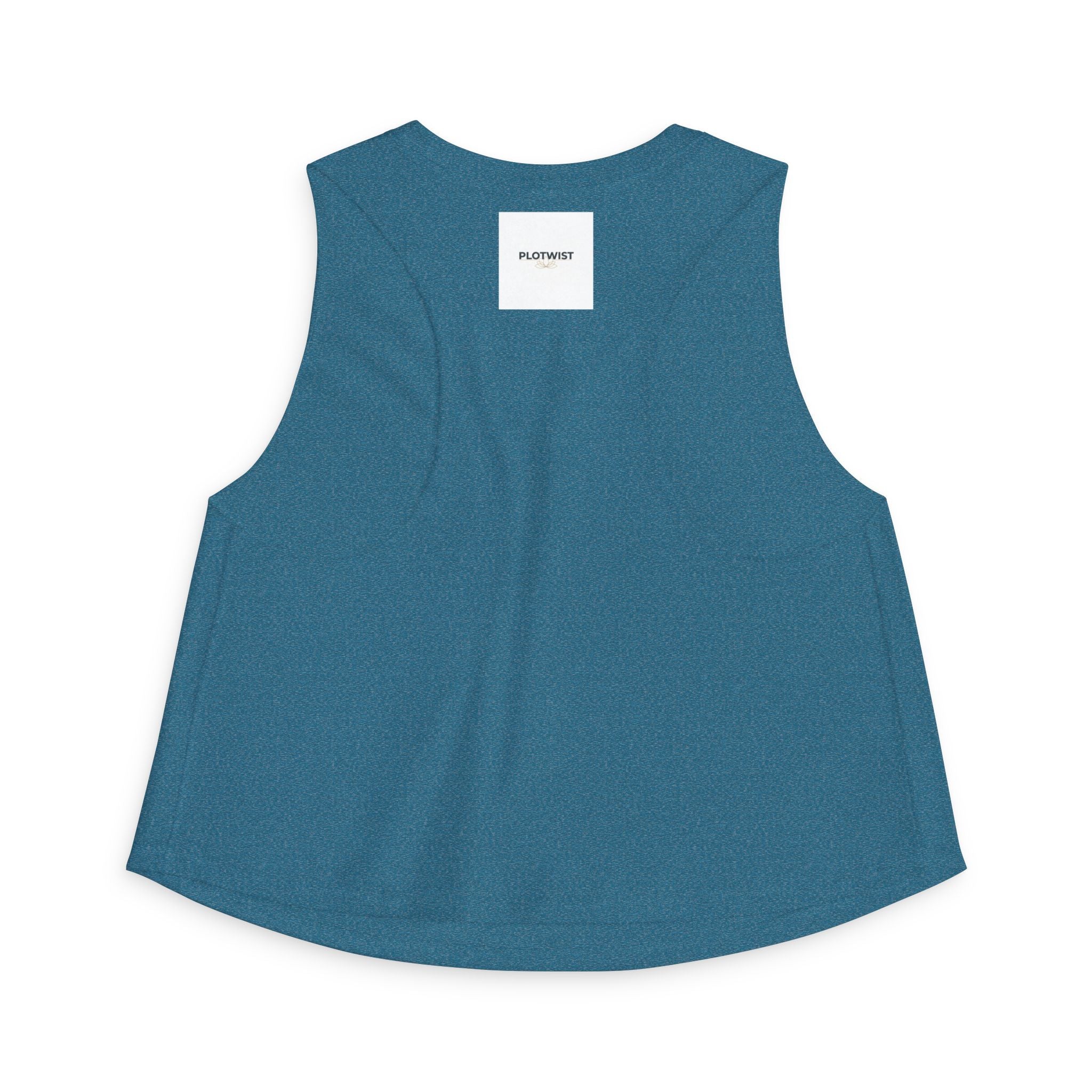 Plot Twist Crop Top — Minimalist Graphic Women's Tank