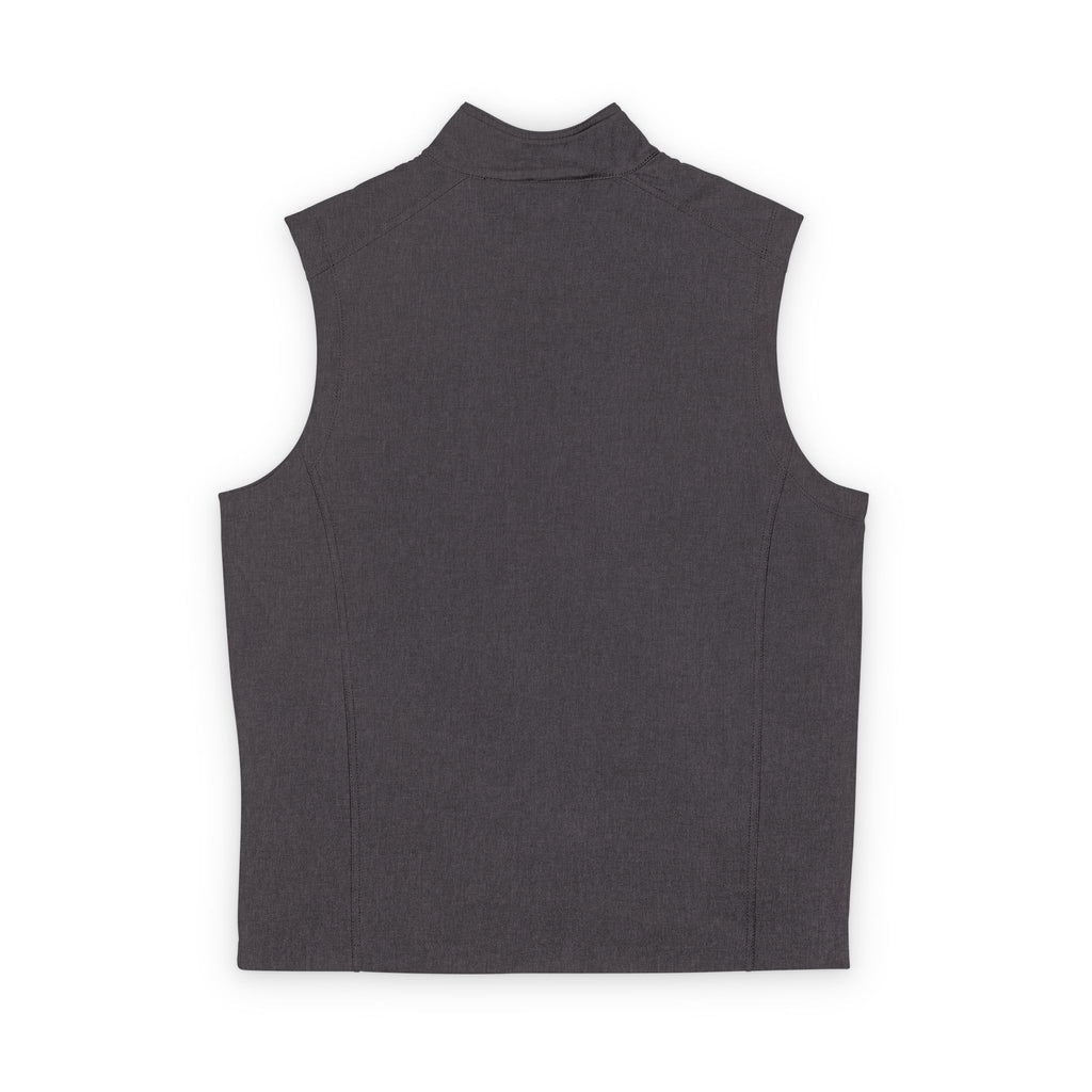 Embroidered Men's Soft Shell Vest - Lightweight Windproof Jacket