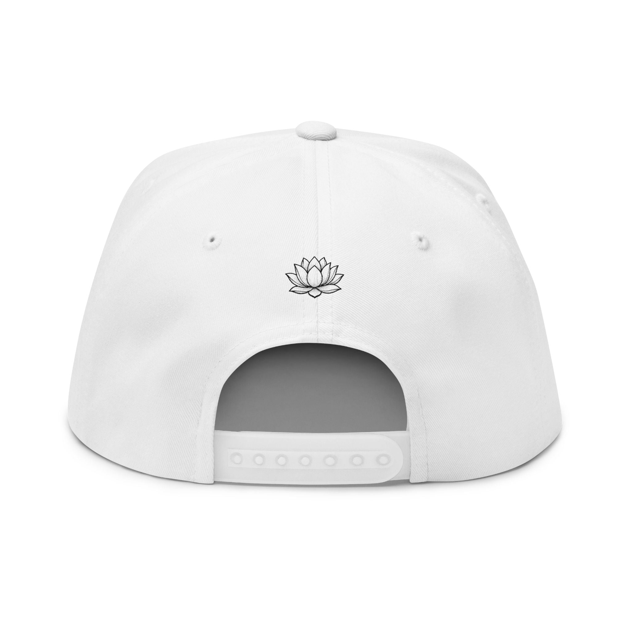 Plotwist Embroidered Flat Bill Cap — Minimal Logo Snapback Hat