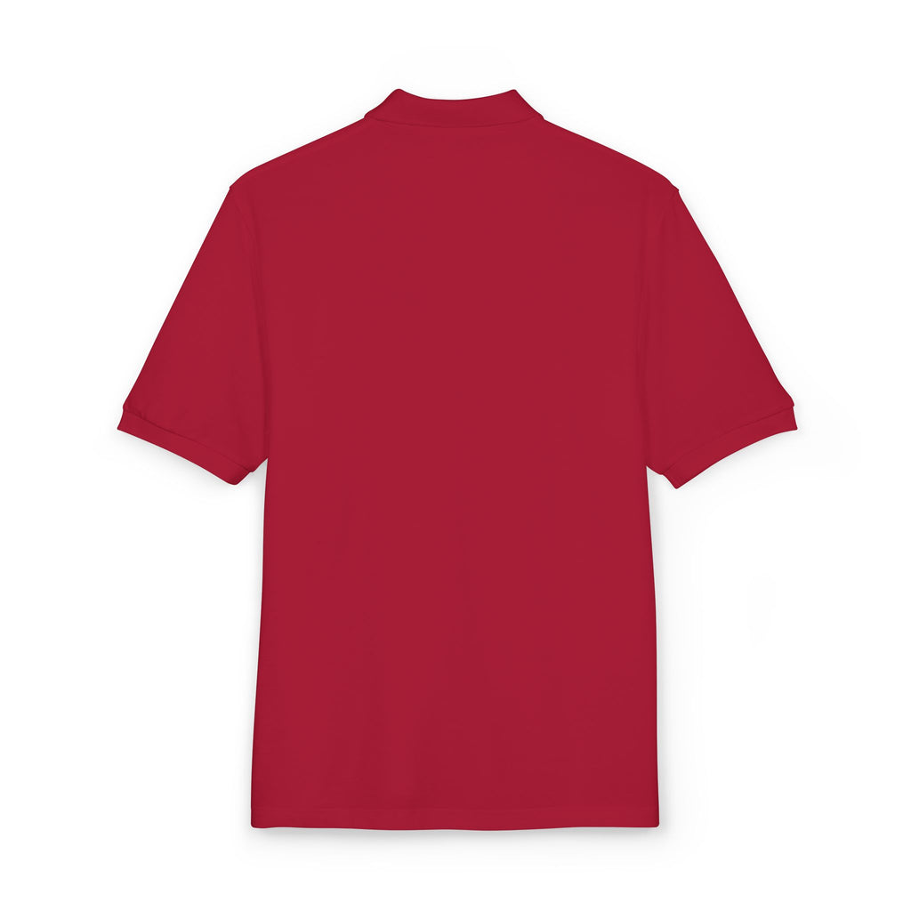 Embroidered Polo Shirt — Classic Gold ‘Island Life’ Chest Logo
