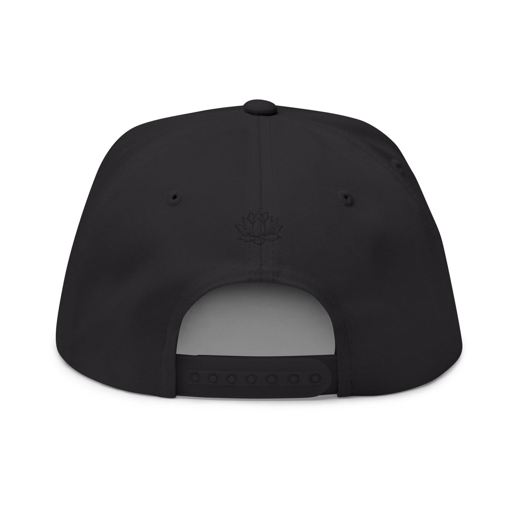 Plotwist Embroidered Flat Bill Cap — Minimal Logo Snapback Hat