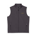 Embroidered Men's Soft Shell Vest - Lightweight Windproof Jacket