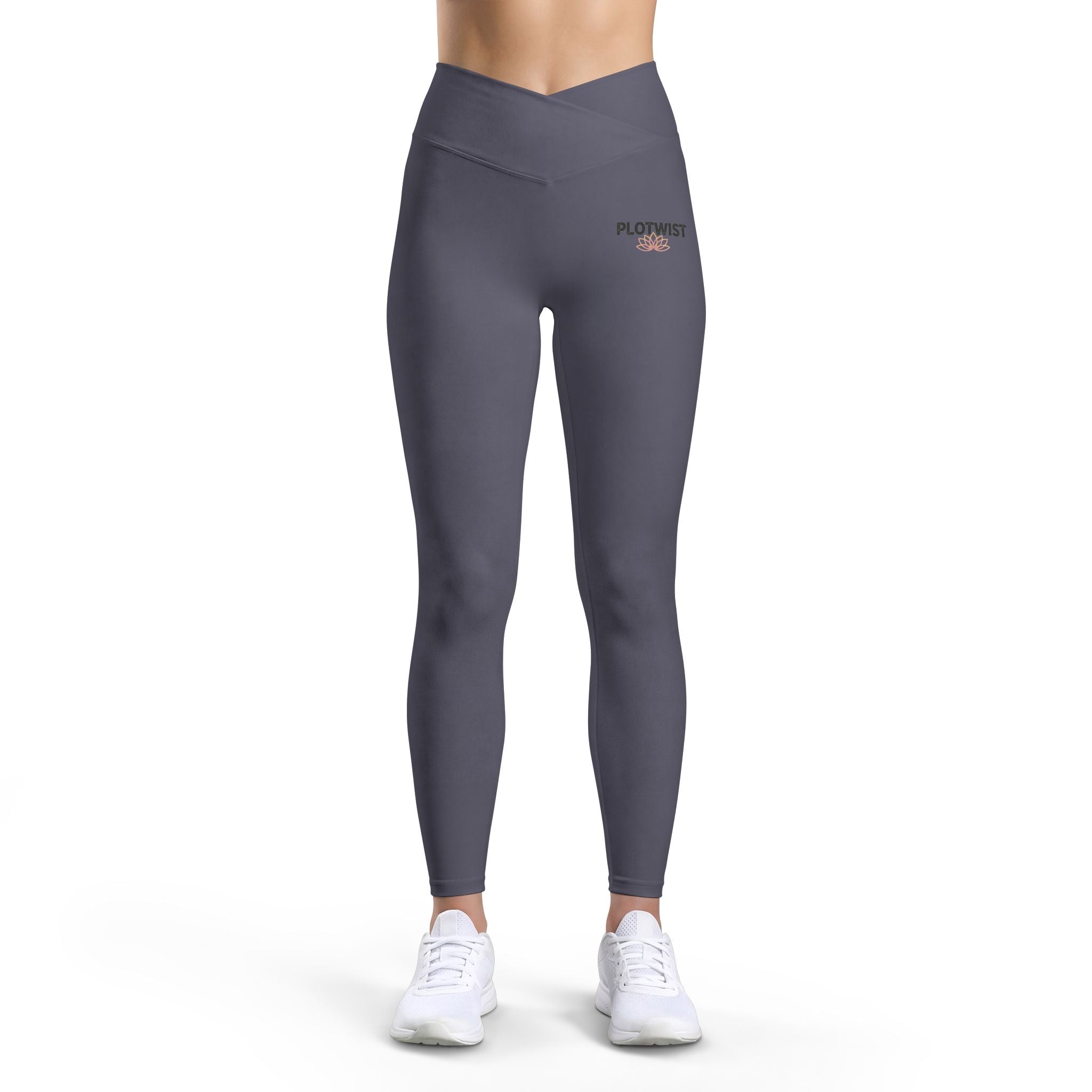 Women’s Luxe Leggings — Floral Vibes Cross-Waist Activewear