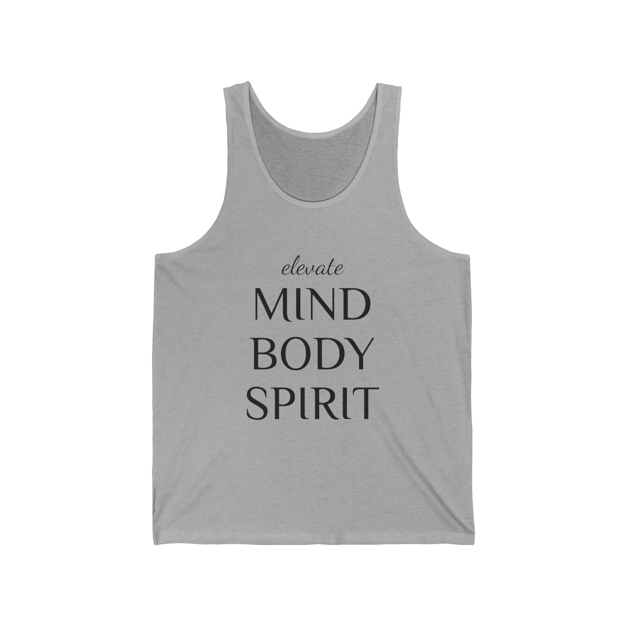 Mind Body Spirit Tank Top — Elevate Yoga & Wellness Lotus Tank