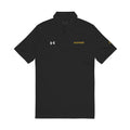 Embroidered Men's Performance Polo — Black Under Armour® Golf Shirt
