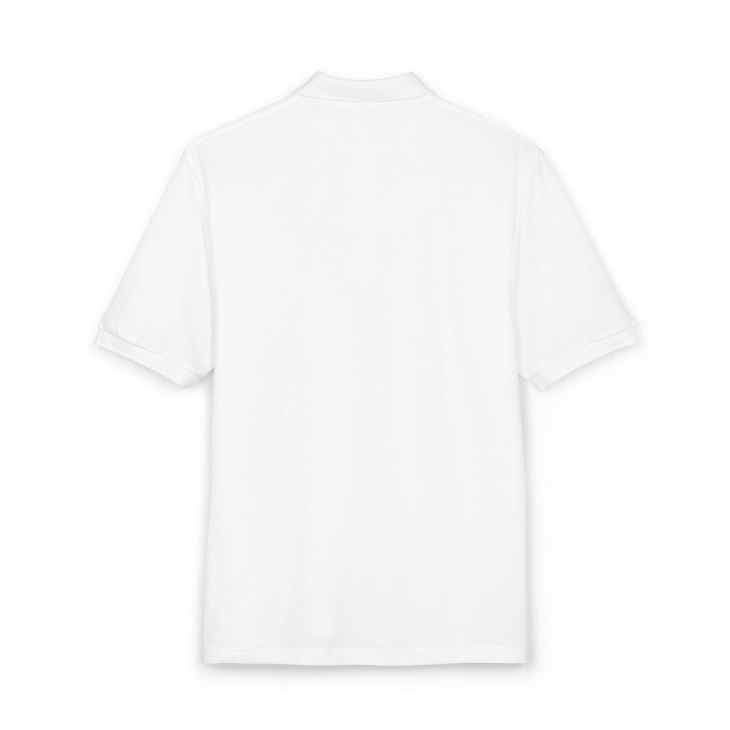 Embroidered Polo Shirt — Classic Gold ‘Island Life’ Chest Logo