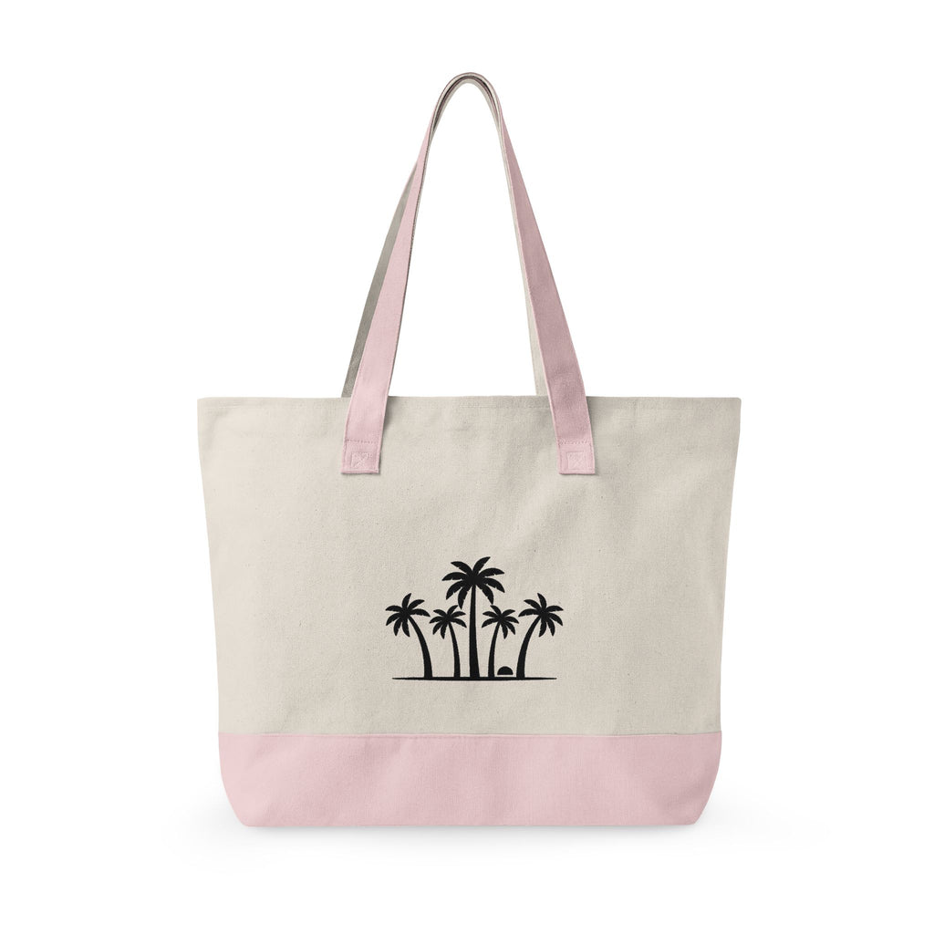 Canvas Zipper Tote Bag – 'Relentless' Vintage Ornamental Design