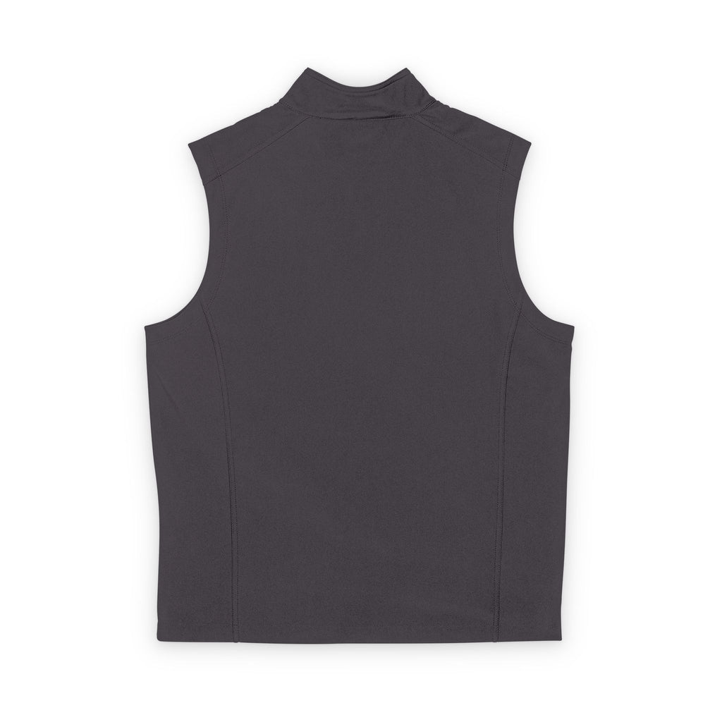 Embroidered Men's Soft Shell Vest - Lightweight Windproof Jacket
