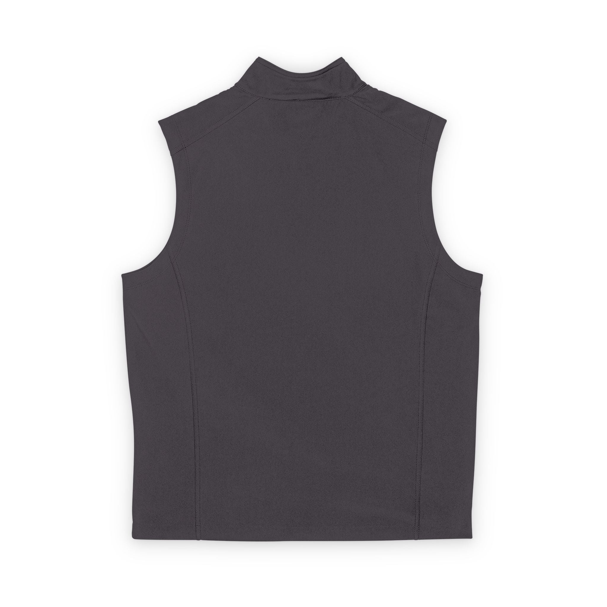 Embroidered Men's Soft Shell Vest - Lightweight Windproof Jacket