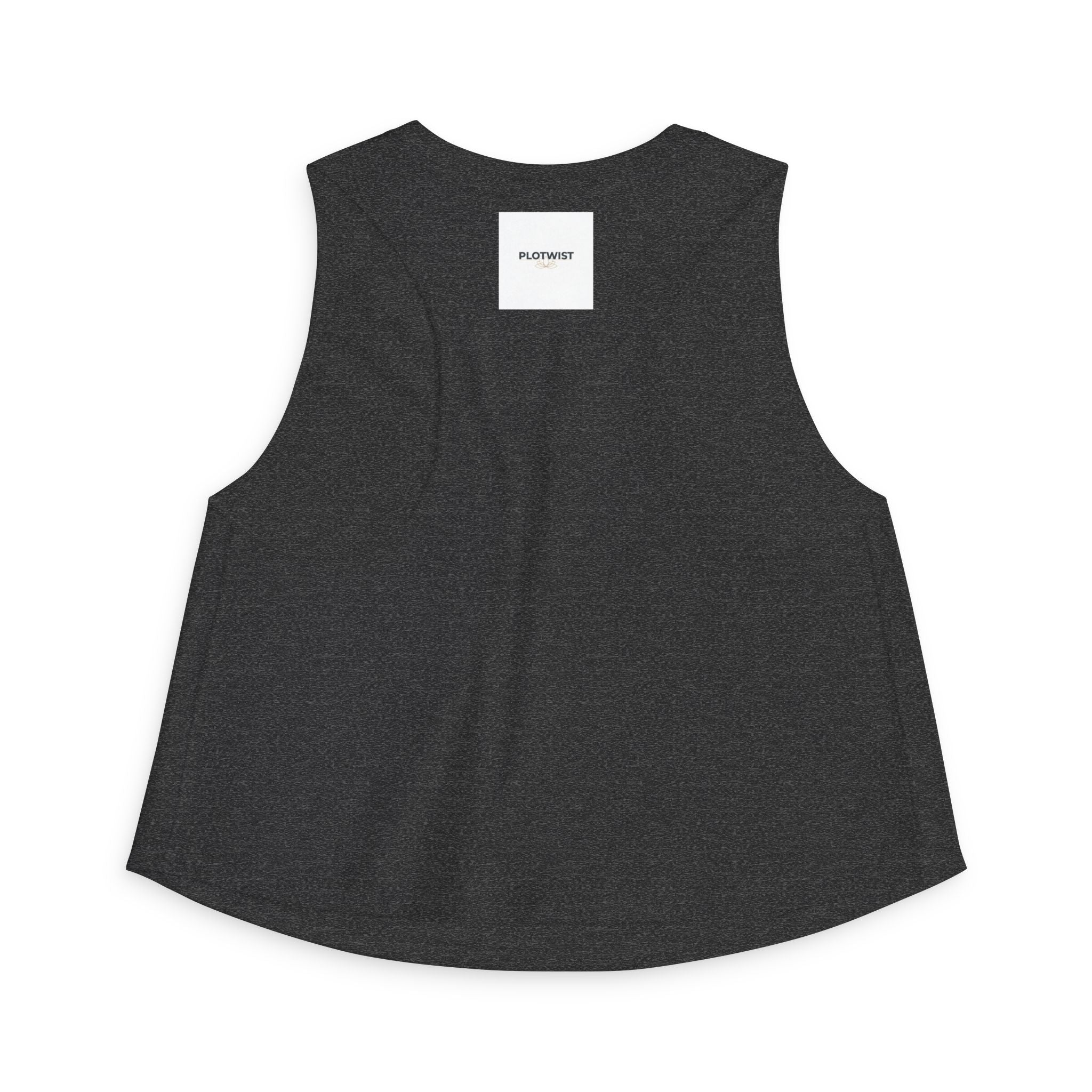 Plot Twist Crop Top — Minimalist Graphic Women's Tank