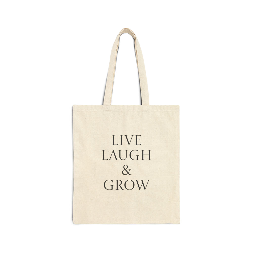 Plotwist Tree Canvas Tote Bag — Eco Booklover Market Bag