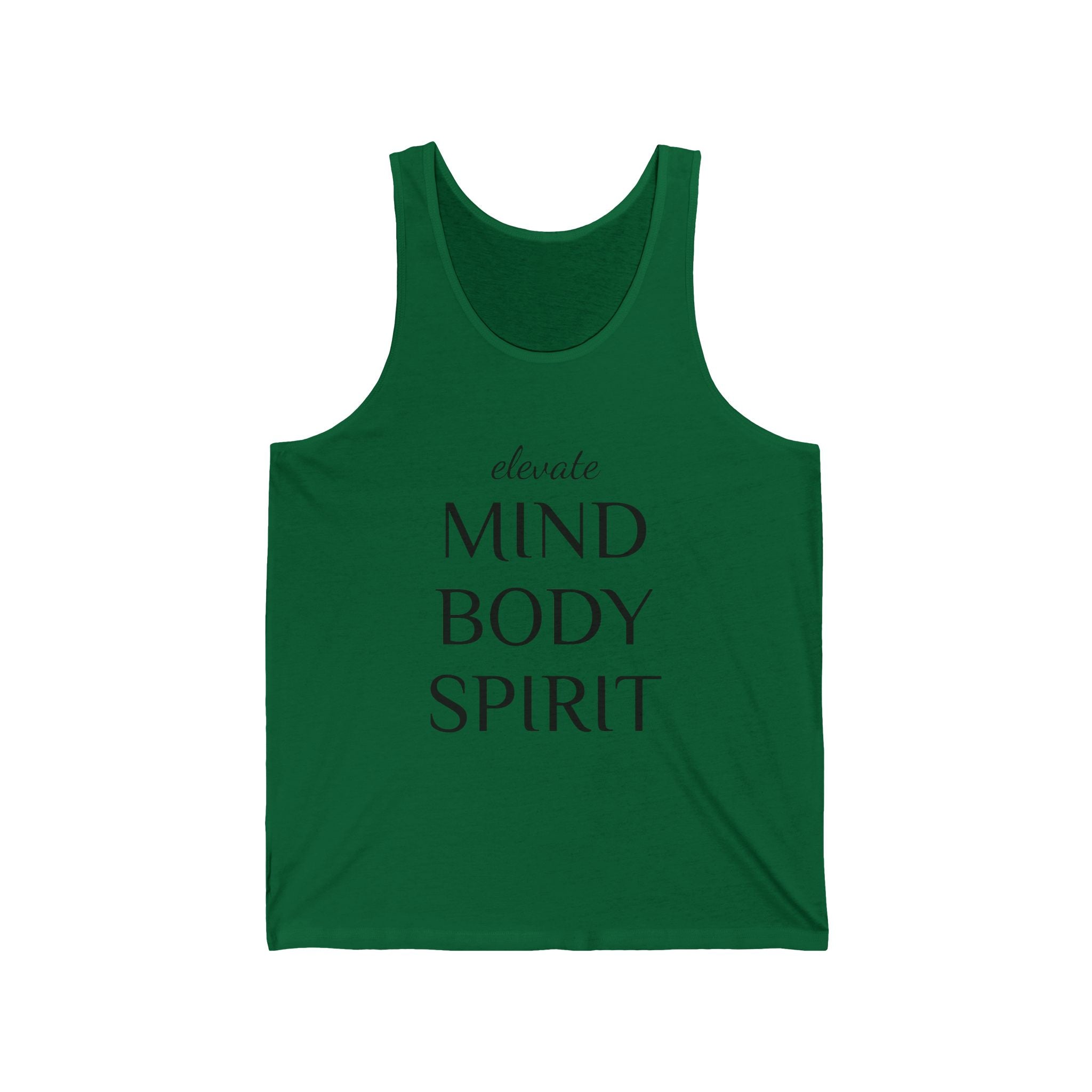 Mind Body Spirit Tank Top — Elevate Yoga & Wellness Lotus Tank
