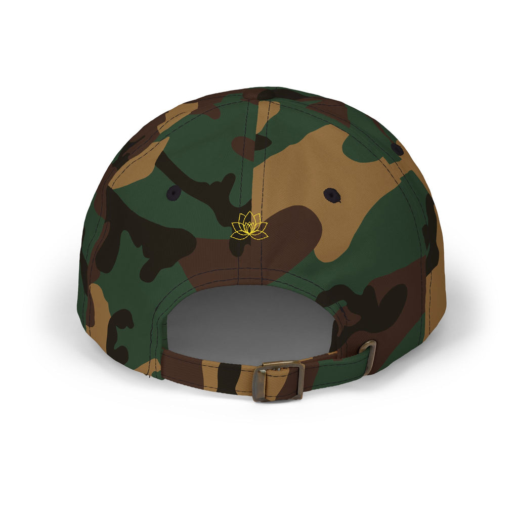 Dad Cap - 'PLOTWIST' Embroidered Camo Baseball Hat