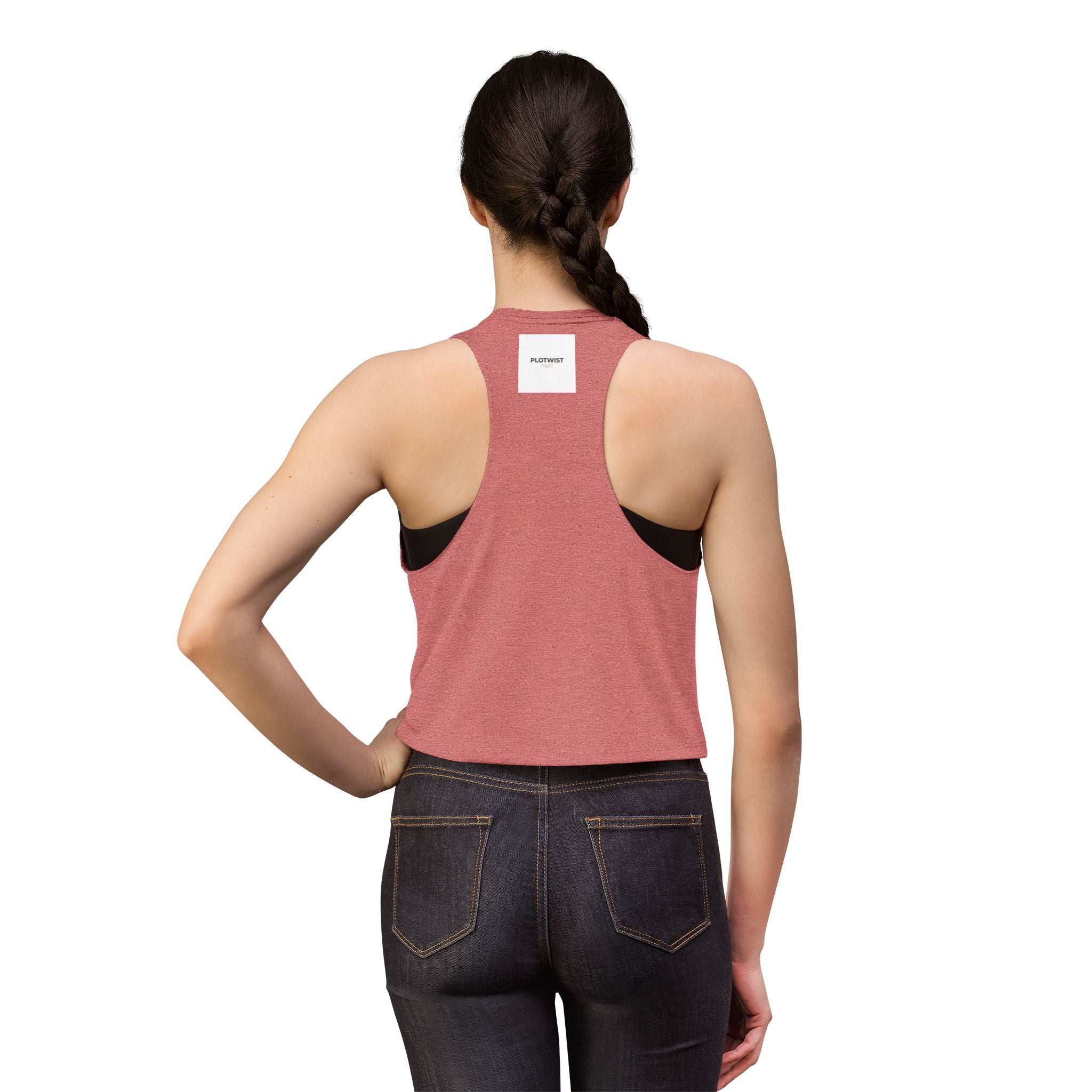 Plot Twist Crop Top — Minimalist Graphic Women's Tank