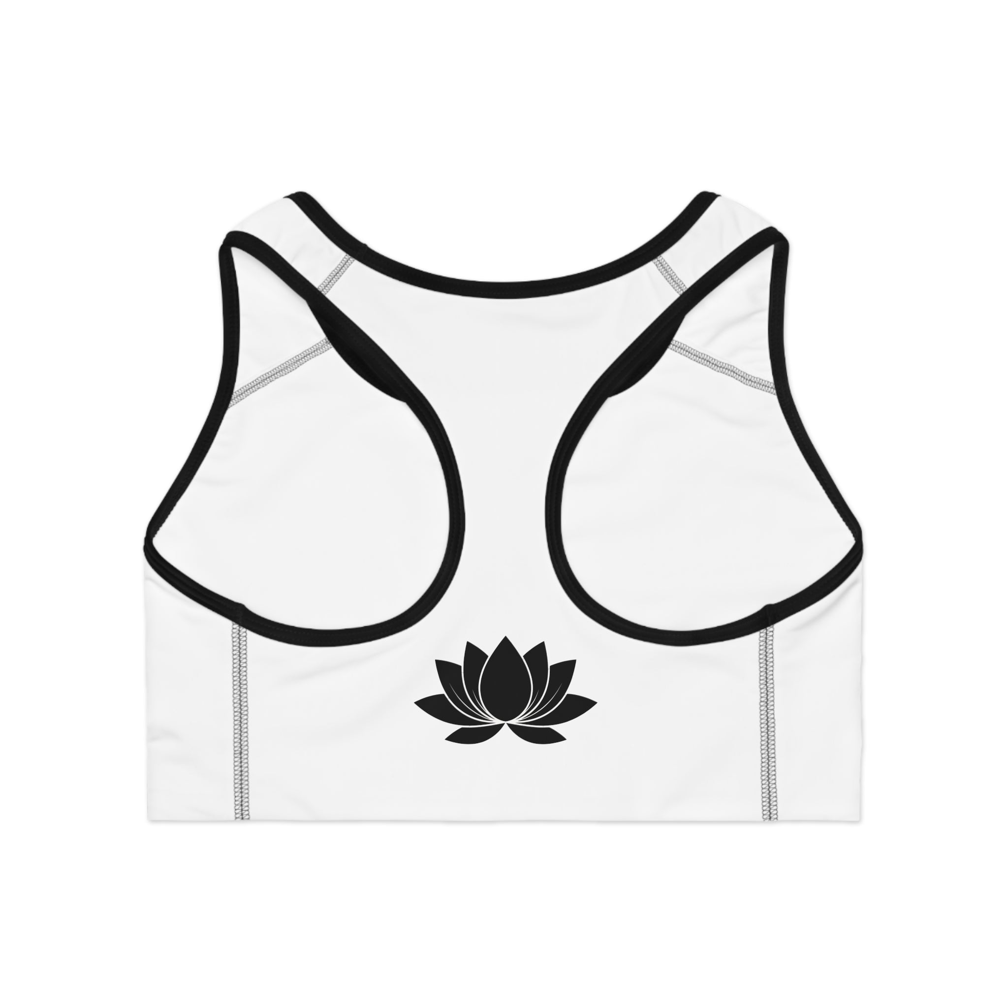 Plotwist Lotus Sports Bra — Yoga & Activewear Crop Top
