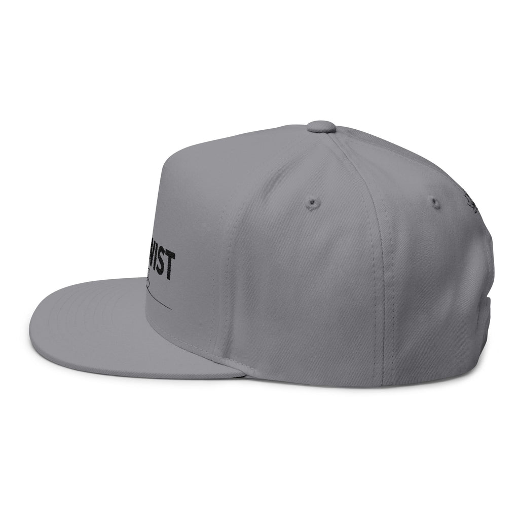 Plotwist Embroidered Flat Bill Cap — Minimal Logo Snapback Hat