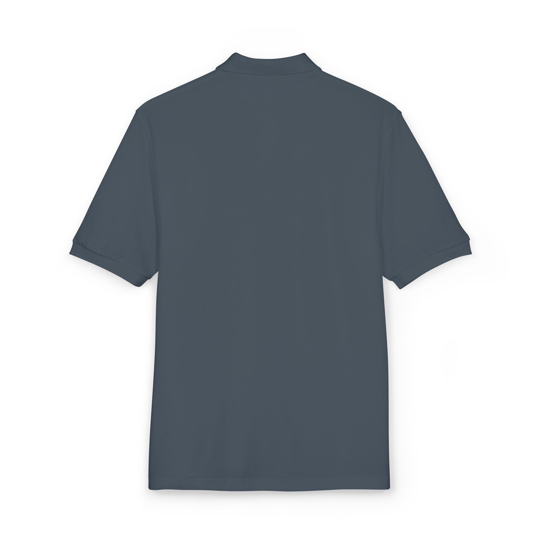 Embroidered Polo Shirt — Classic Gold ‘Island Life’ Chest Logo