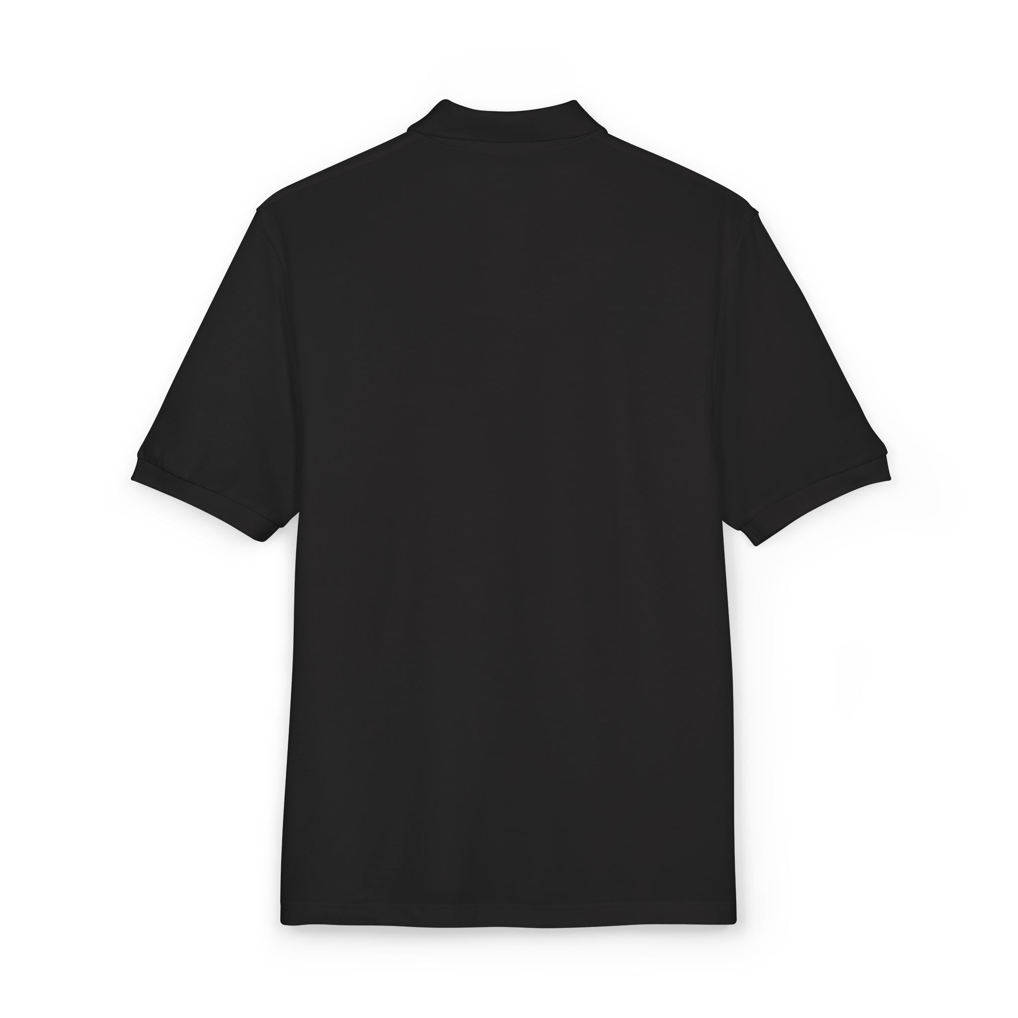 Embroidered Polo Shirt — Classic Gold ‘Island Life’ Chest Logo
