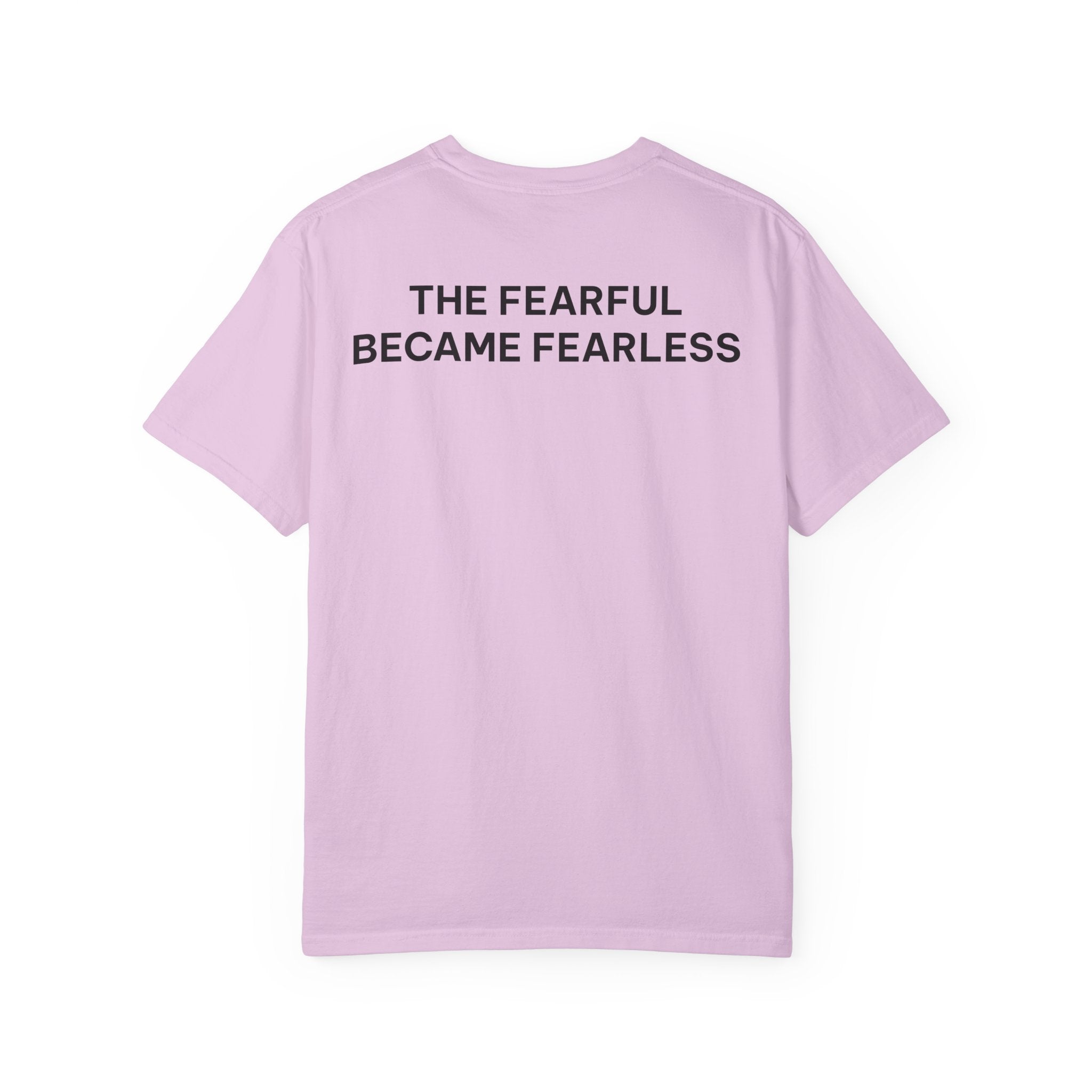 Plot Twist T‑Shirt — “The Fearful Became Fearless” Inspirational Graphic Tee