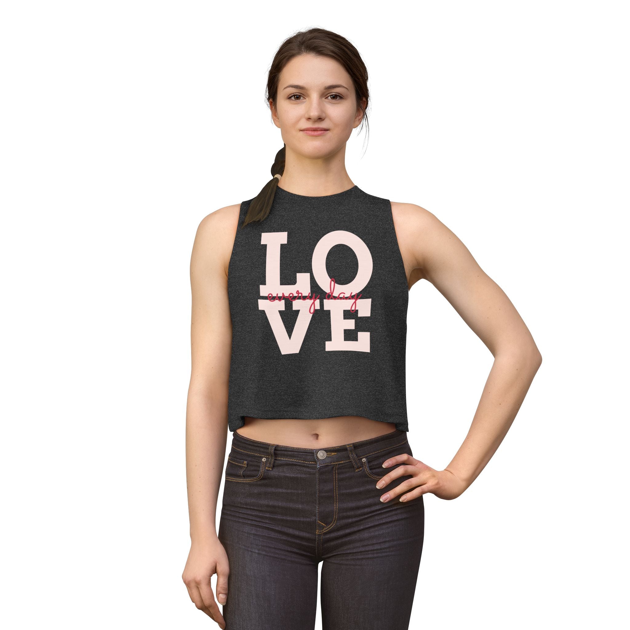 Plot Twist Crop Top — Minimalist Graphic Women's Tank