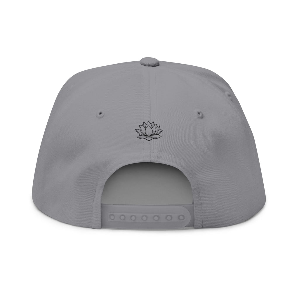Plotwist Embroidered Flat Bill Cap — Minimal Logo Snapback Hat