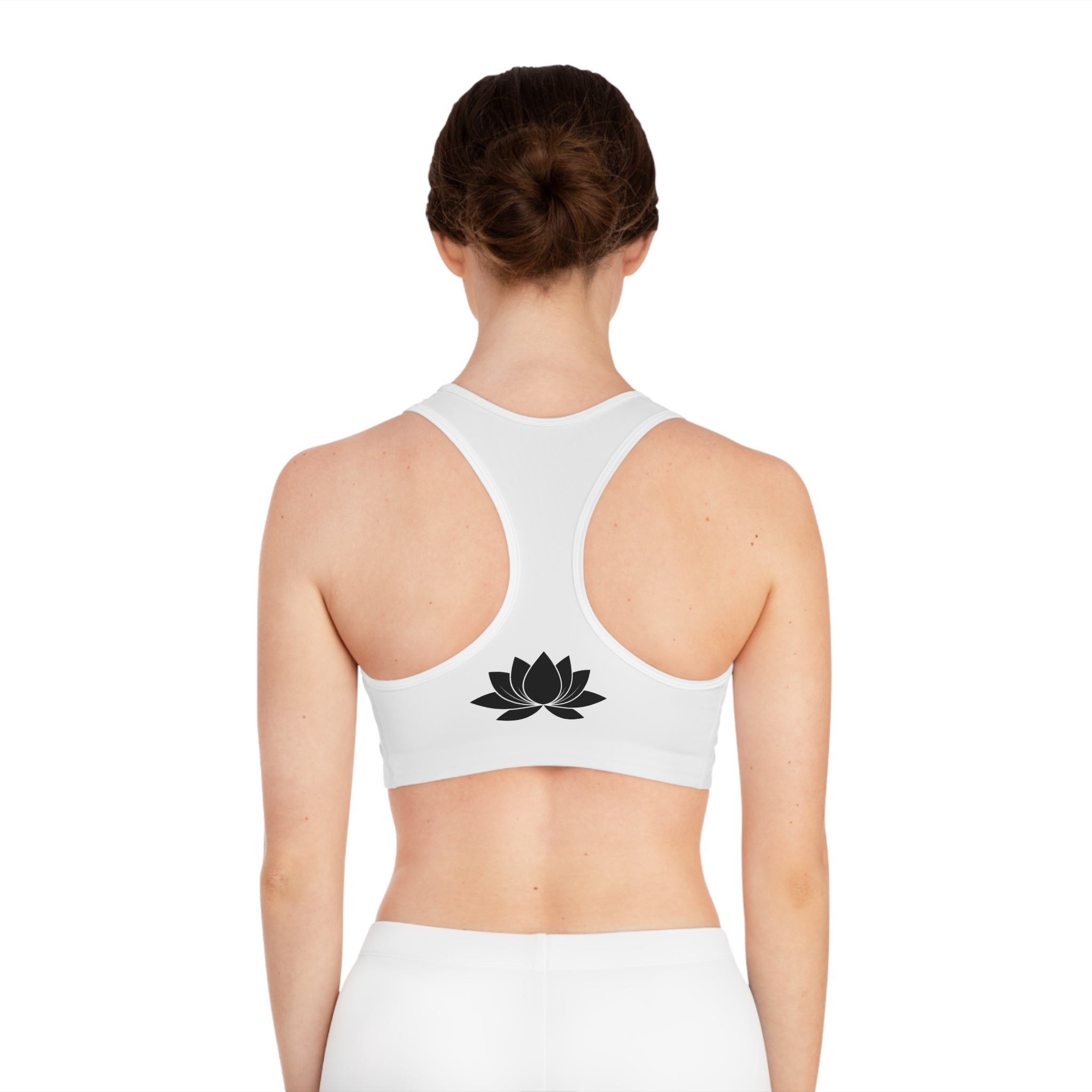 Plotwist Lotus Sports Bra — Yoga & Activewear Crop Top