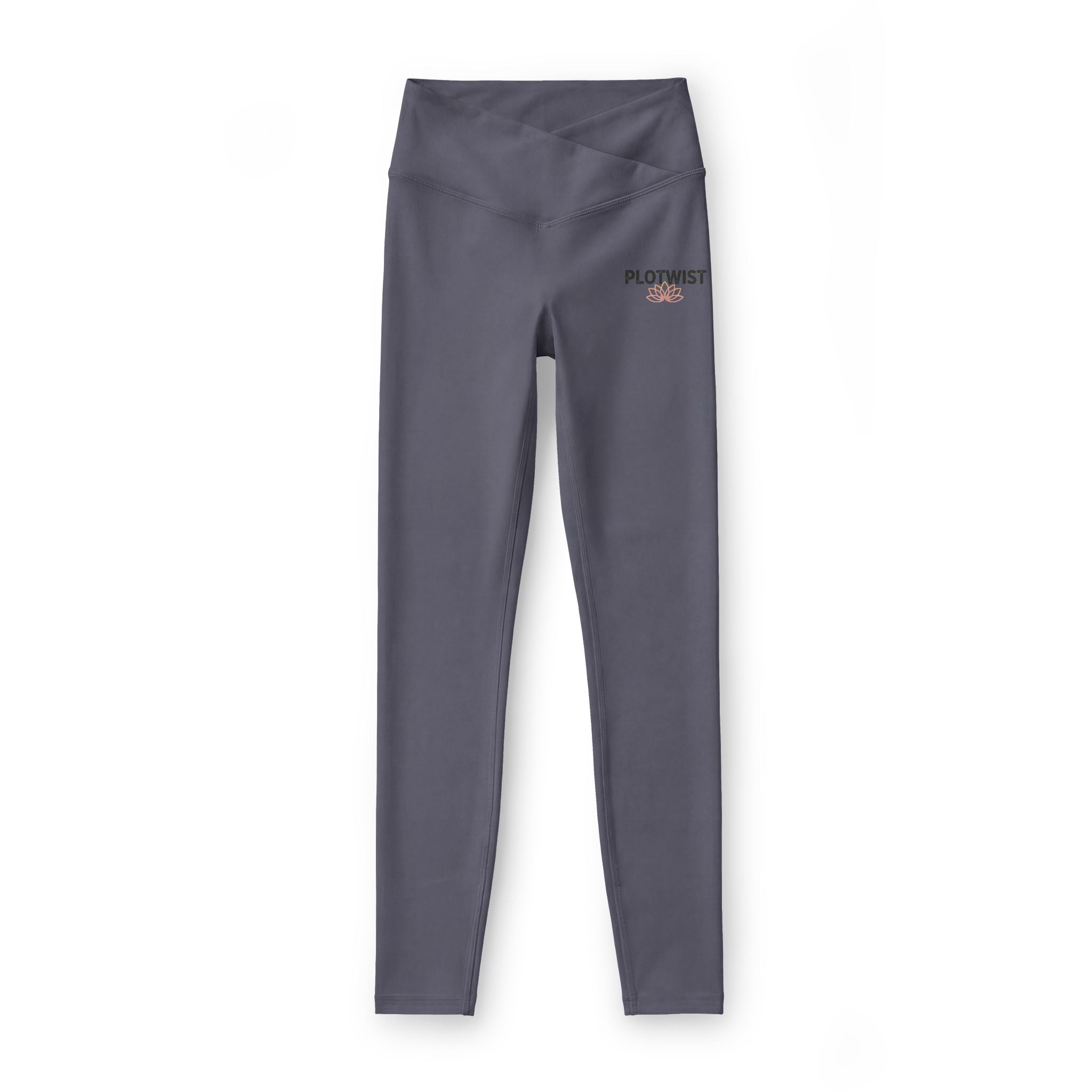 Women’s Luxe Leggings — Floral Vibes Cross-Waist Activewear