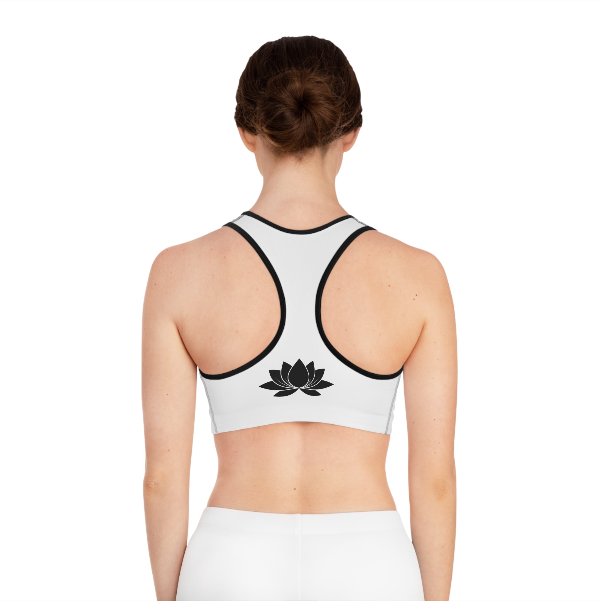 Plotwist Lotus Sports Bra — Yoga & Activewear Crop Top