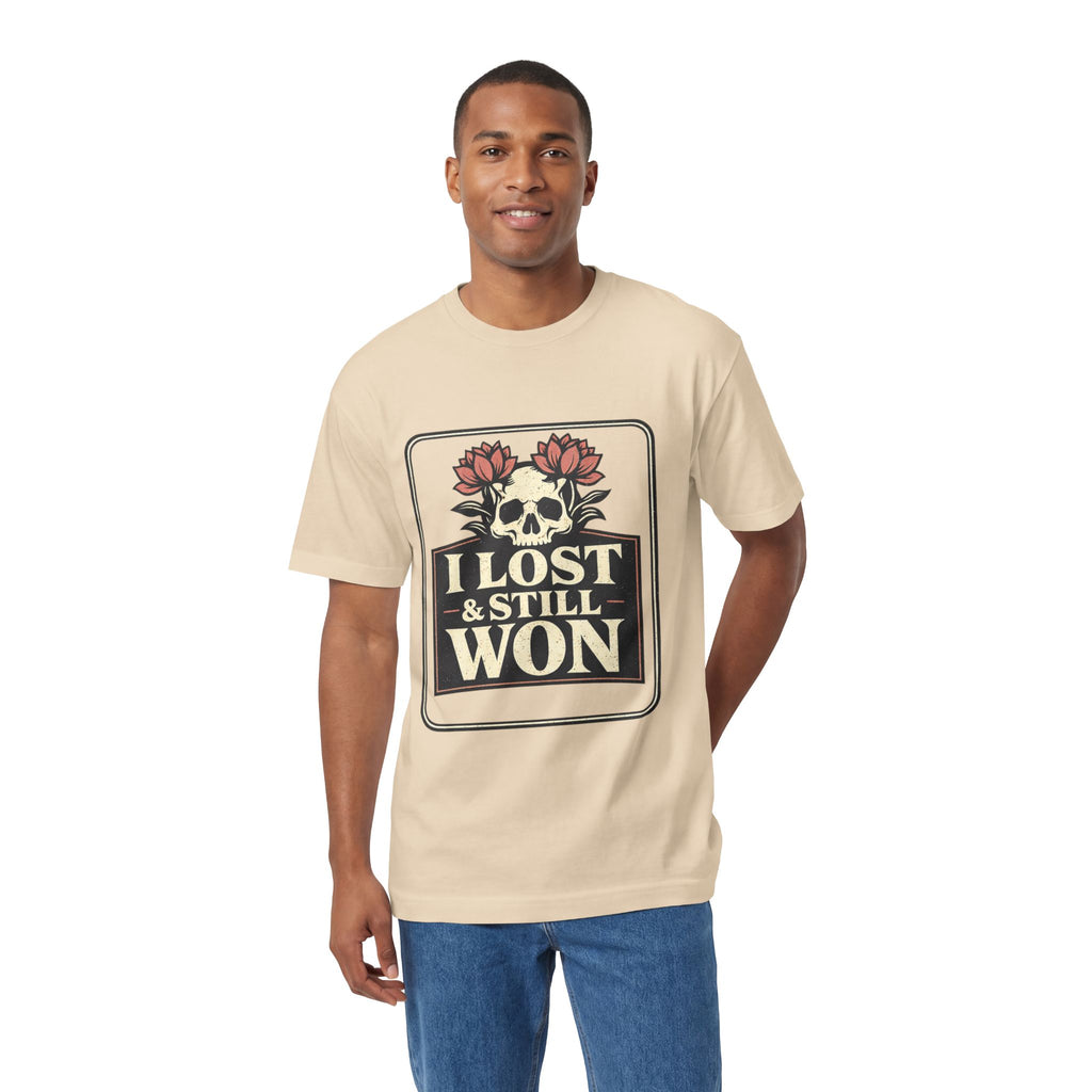I Lost & Still Won Tee Graphic Tee— Skull & Lotuses Vintage Graphic Shirt