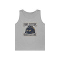 Tank Top — "Fake Titties Over Fake Love" Graphic Muscle Tee