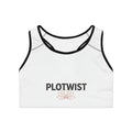 Plotwist Lotus Sports Bra — Yoga & Activewear Crop Top