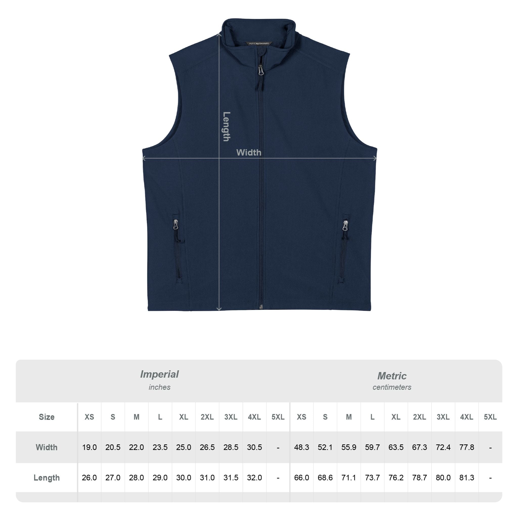 Embroidered Men's Soft Shell Vest - Lightweight Windproof Jacket