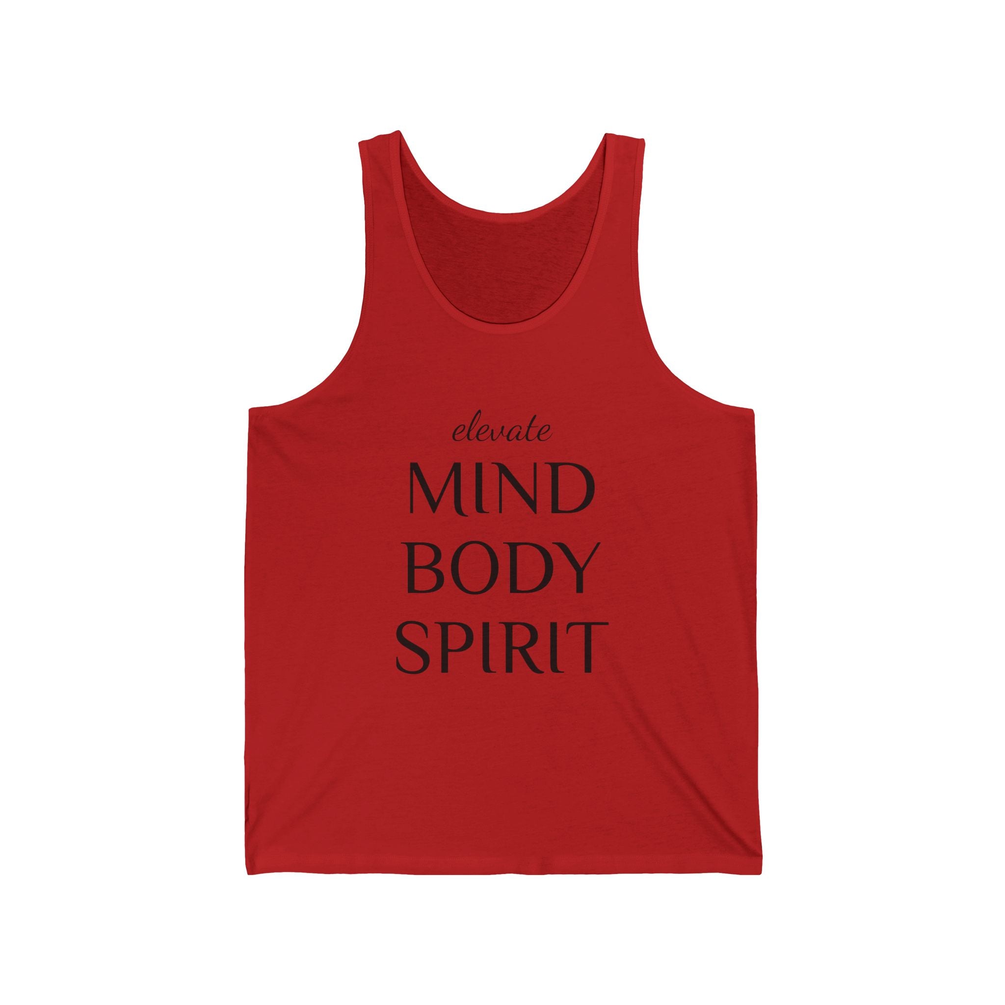 Mind Body Spirit Tank Top — Elevate Yoga & Wellness Lotus Tank