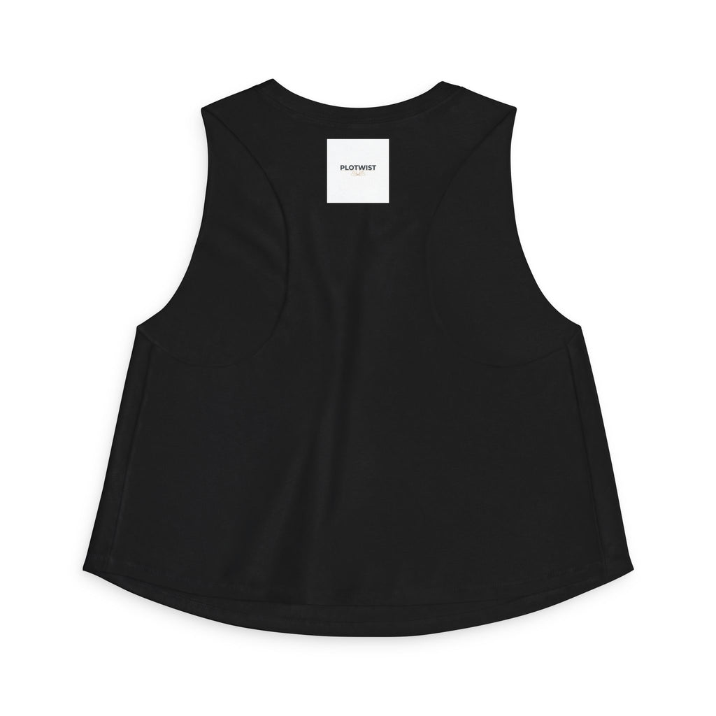 Plot Twist Crop Top — Minimalist Graphic Women's Tank