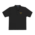 Embroidered Polo Shirt — Classic Gold ‘Island Life’ Chest Logo