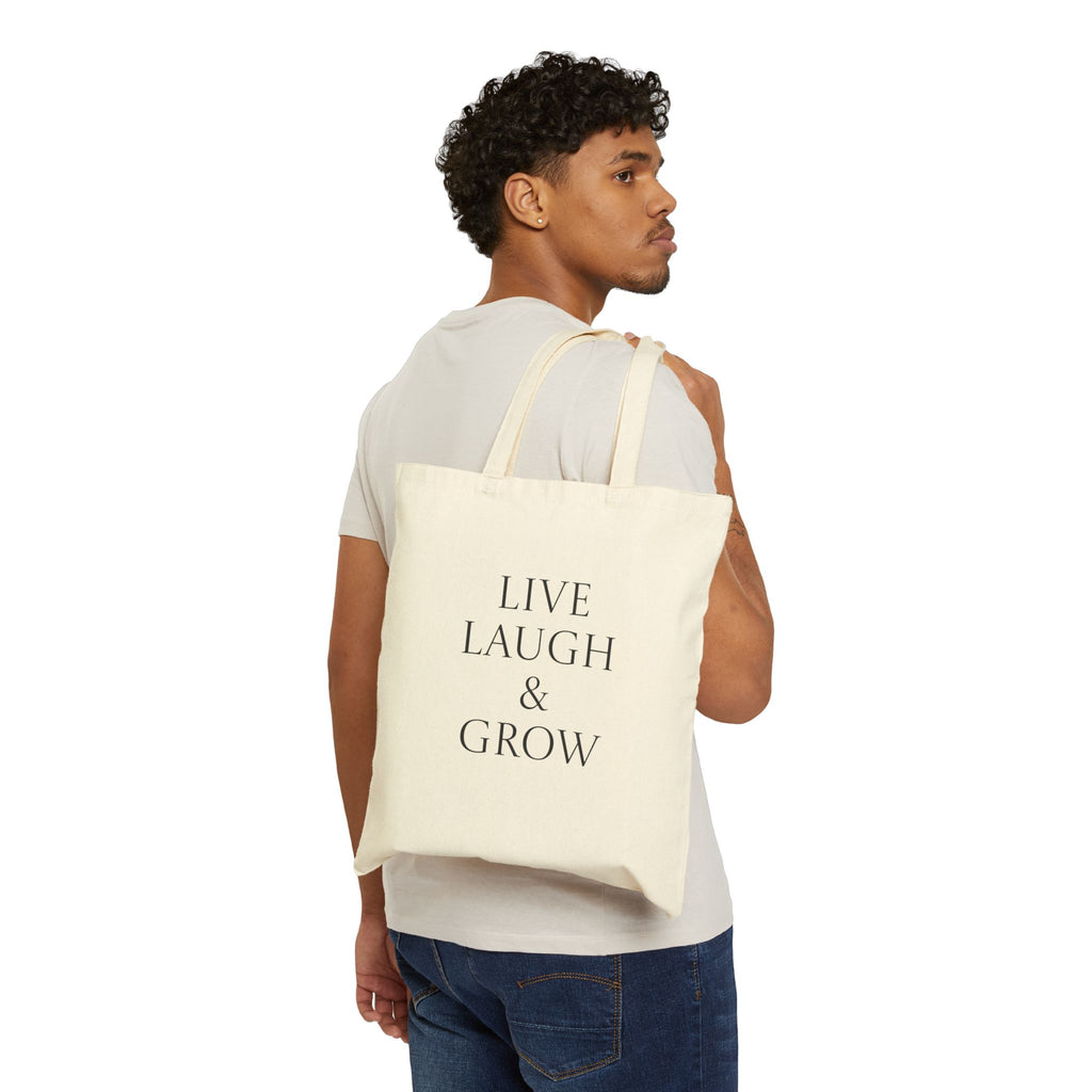 Plotwist Tree Canvas Tote Bag — Eco Booklover Market Bag