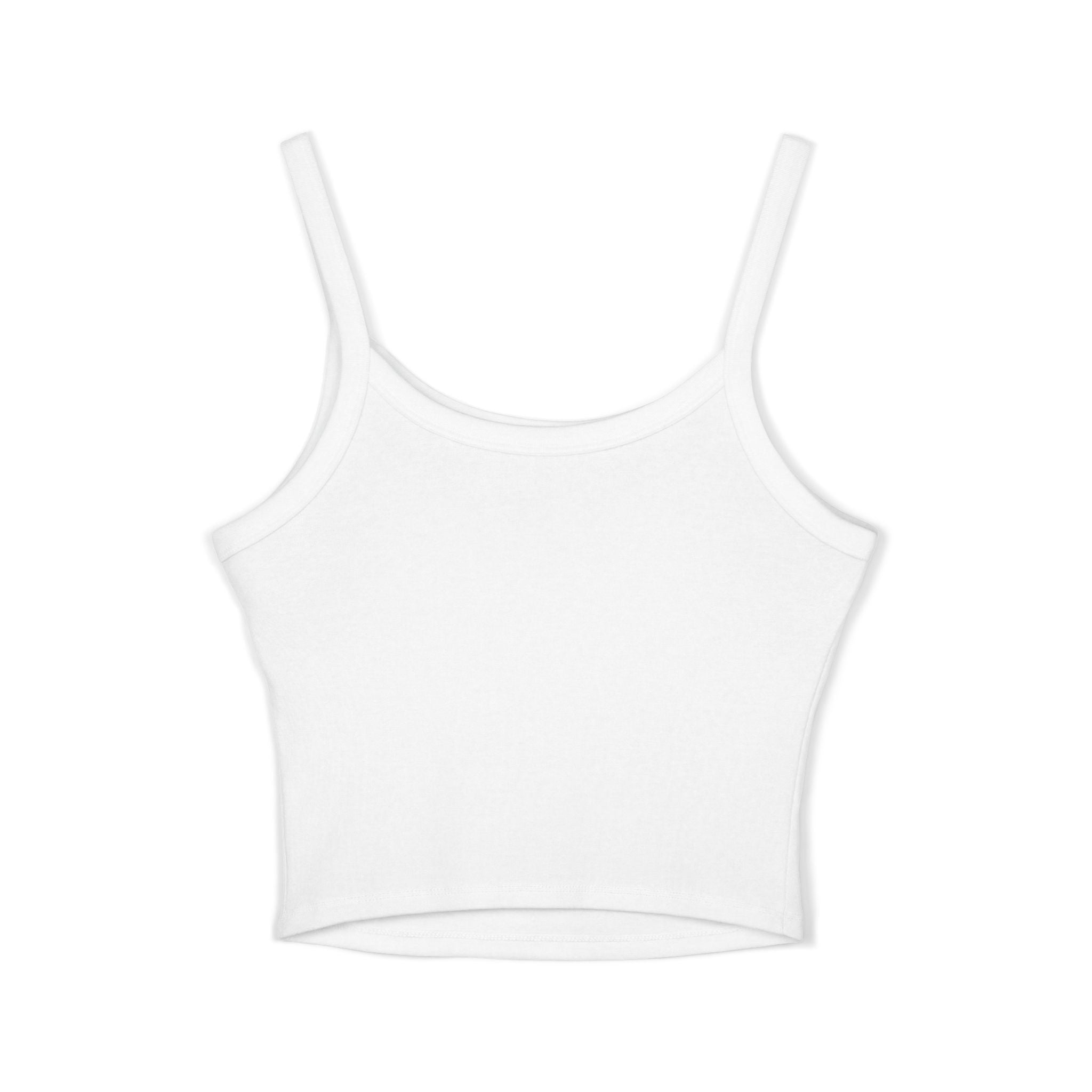 Crop Tank Top — 'PLOTWIST' Lotus Graphic Crop Tank for Women